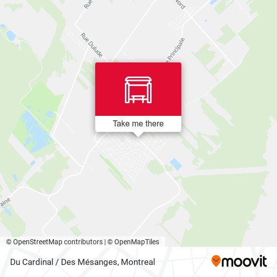 Du Cardinal / Des Mésanges map