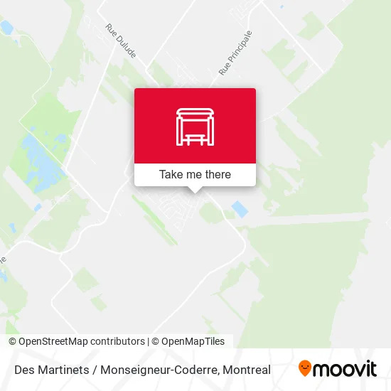 Des Martinets / Monseigneur-Coderre map