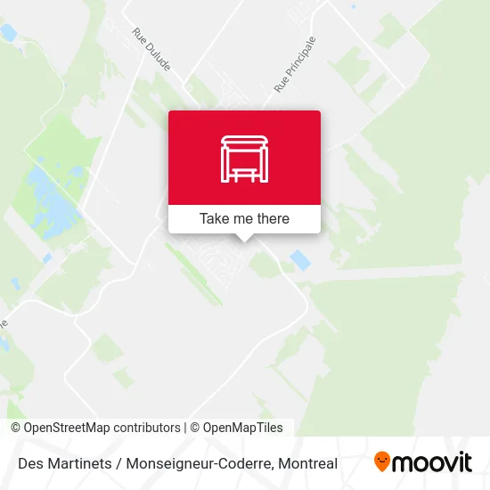 Des Martinets / Monseigneur-Coderre map