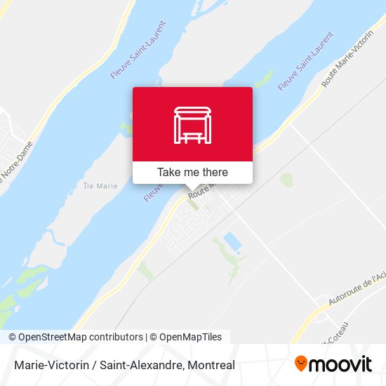 Marie-Victorin / Saint-Alexandre map