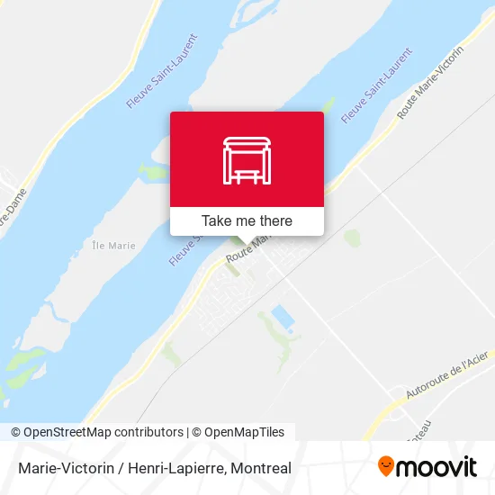 Marie-Victorin / Henri-Lapierre map