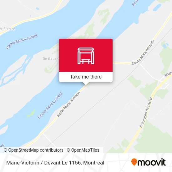 Marie-Victorin / Devant Le 1156 map