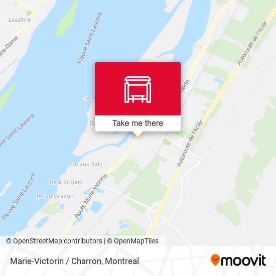 Marie-Victorin / Charron map