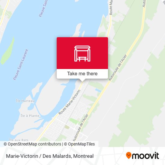 Marie-Victorin / Des Malards map