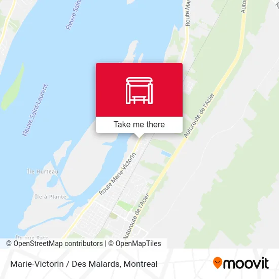 Marie-Victorin / Des Malards map