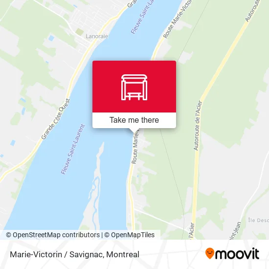 Marie-Victorin / Savignac map