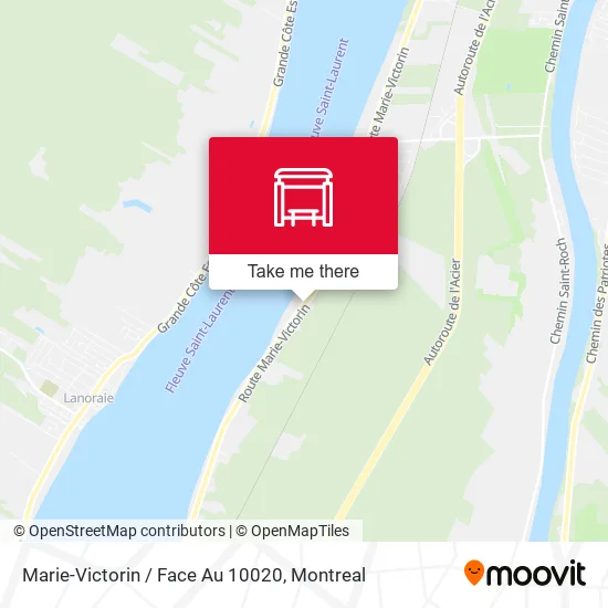 Marie-Victorin / Face Au 10020 map