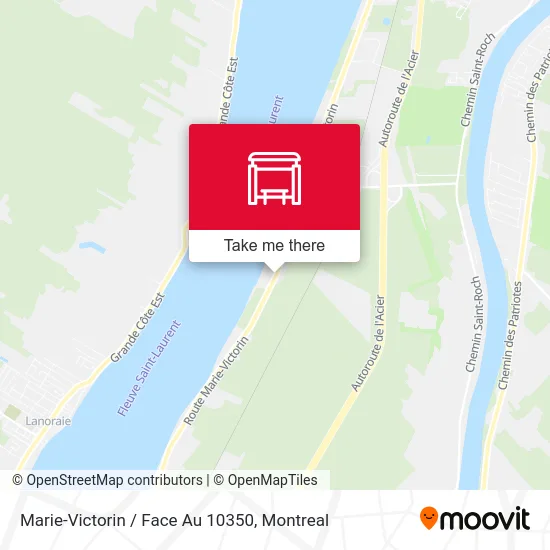 Marie-Victorin / Face Au 10350 map