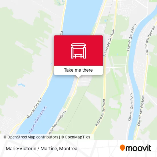 Marie-Victorin / Martine map