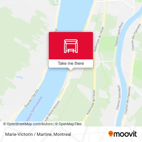 Marie-Victorin / Martine map