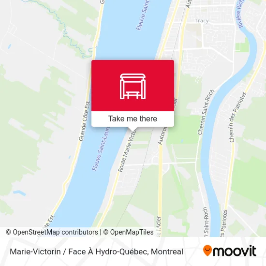 Marie-Victorin / Face À Hydro-Québec map