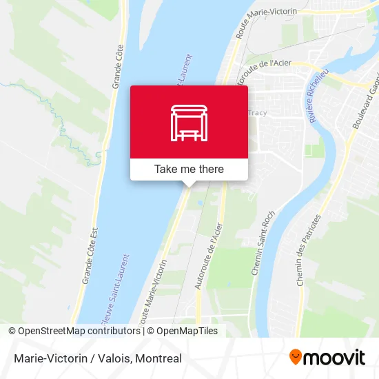 Marie-Victorin / Valois map