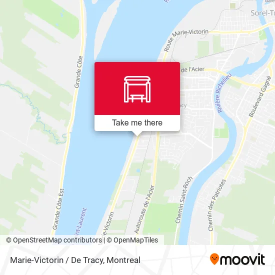 Marie-Victorin / De Tracy map