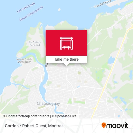 Gordon / Robert Ouest map
