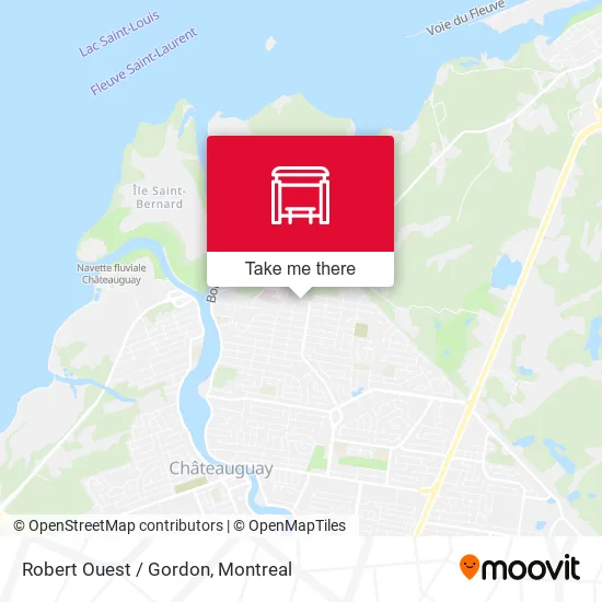 Robert Ouest / Gordon map