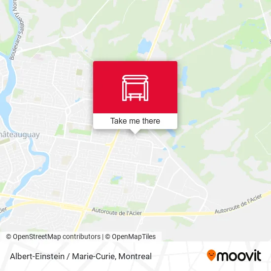 Albert-Einstein / Marie-Curie map