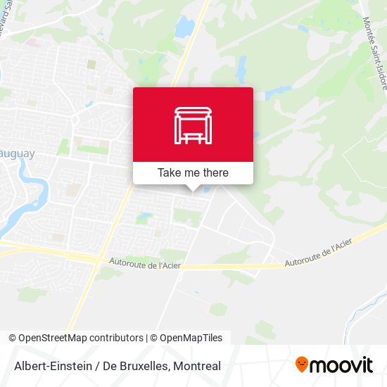 Albert-Einstein / De Bruxelles map