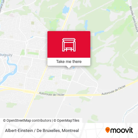 Albert-Einstein / De Bruxelles map