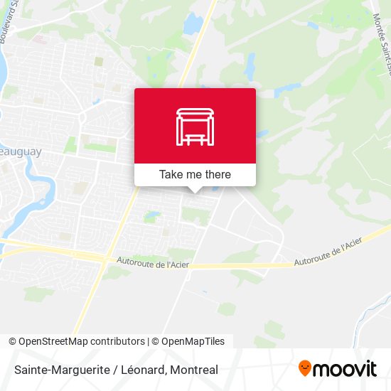 Sainte-Marguerite / Léonard map