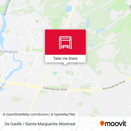 De Gaulle / Sainte-Marguerite map