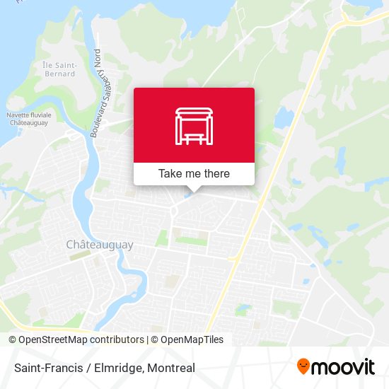 Saint-Francis / Elmridge map