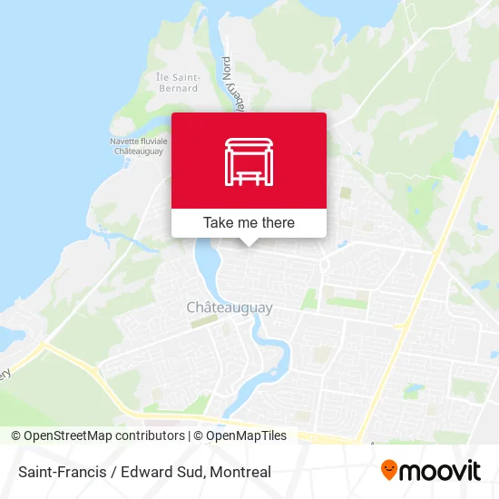 Saint-Francis / Edward Sud map