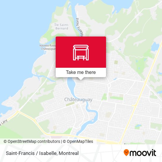 Saint-Francis / Isabelle map