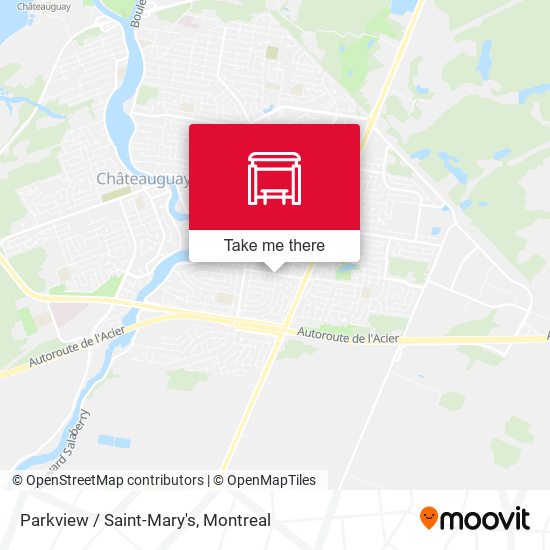 Parkview / Saint-Mary's map