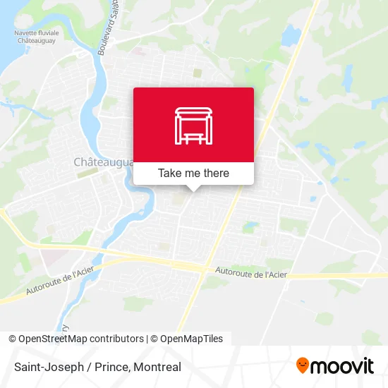 Saint-Joseph / Prince map