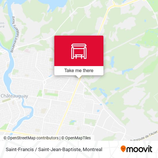Saint-Francis / Saint-Jean-Baptiste map