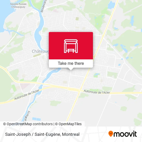 Saint-Joseph / Saint-Eugène map