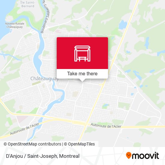 D'Anjou / Saint-Joseph map