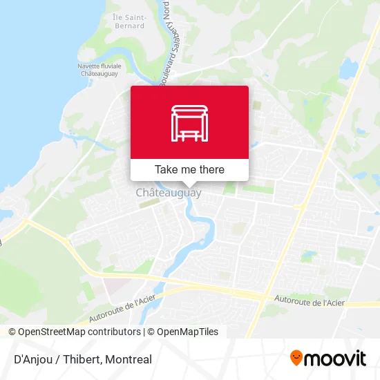 D'Anjou / Thibert map