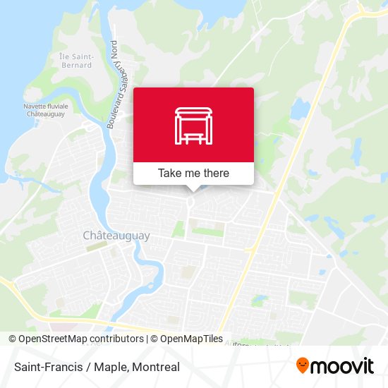 Saint-Francis / Maple map