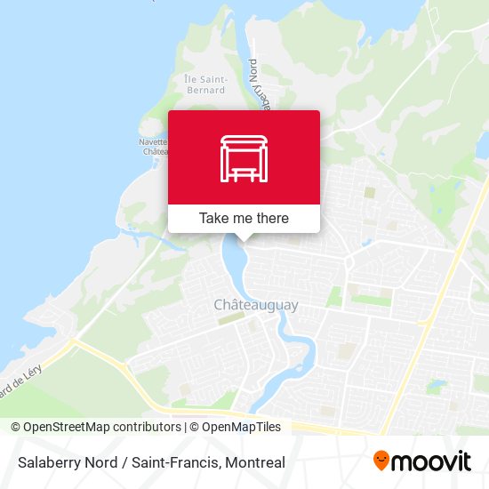 Salaberry Nord / Saint-Francis map