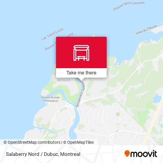 Salaberry Nord / Dubuc map