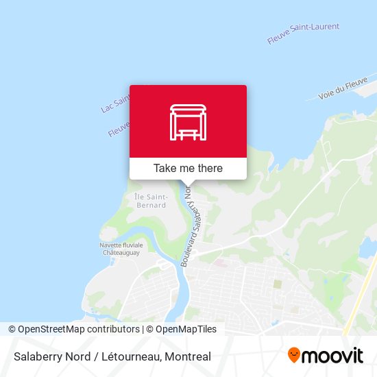 Salaberry Nord / Létourneau map
