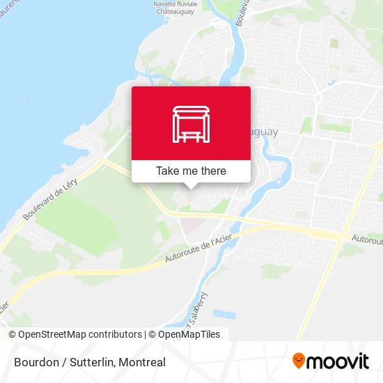 Bourdon / Sutterlin map