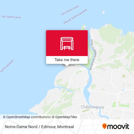 Notre-Dame Nord / Edmour map
