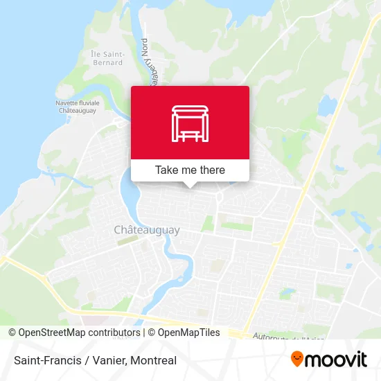 Saint-Francis / Vanier map