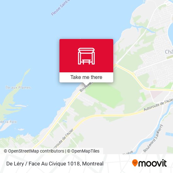 De Léry / Face Au Civique 1018 map