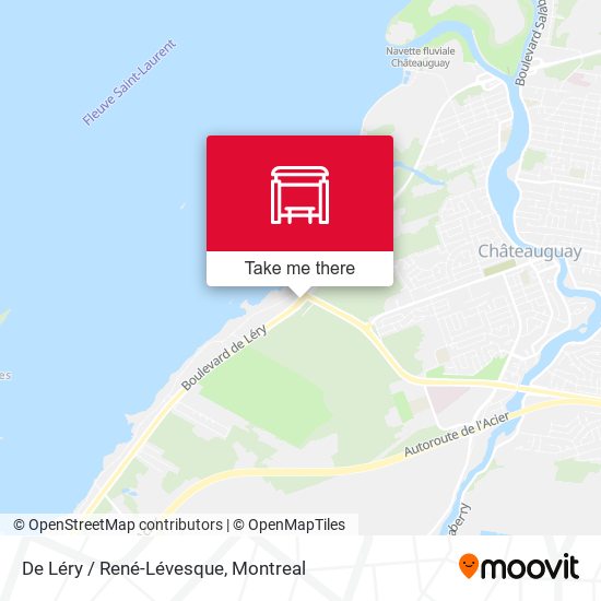 De Léry / René-Lévesque map
