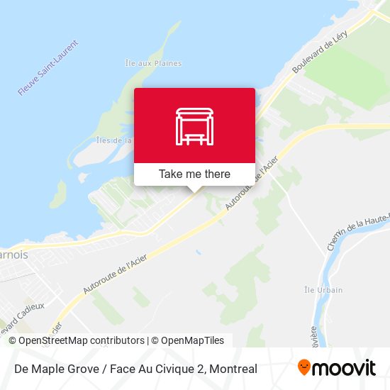 De Maple Grove / Face Au Civique 2 map