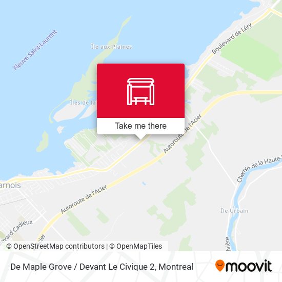 De Maple Grove / Devant Le Civique 2 map