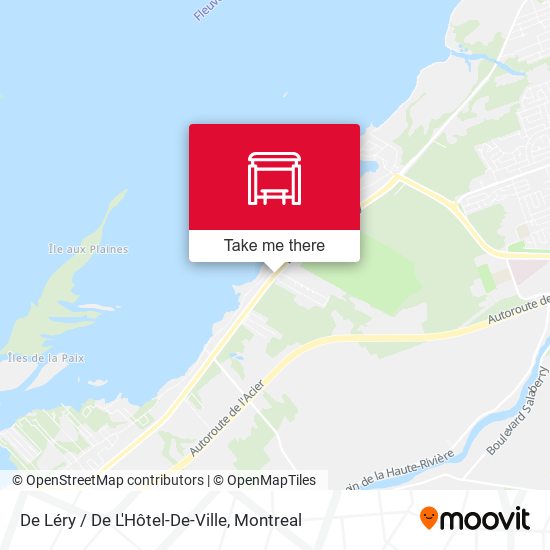 De Léry / De L'Hôtel-De-Ville map