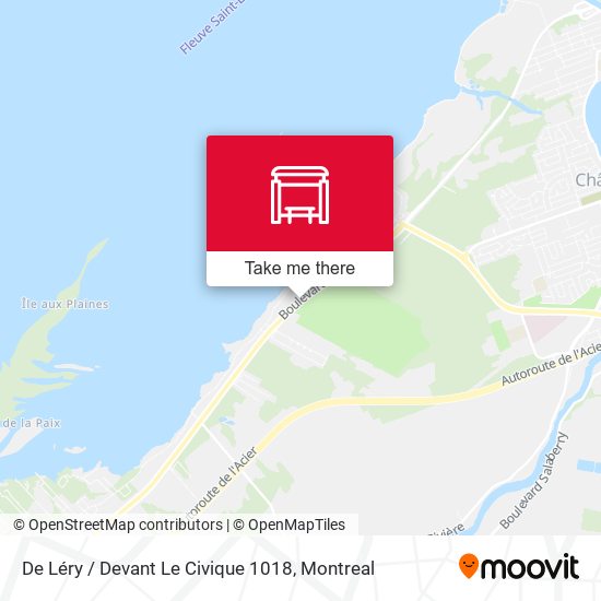 De Léry / Devant Le Civique 1018 map