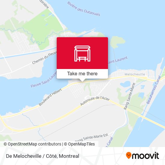 De Melocheville / Côté map