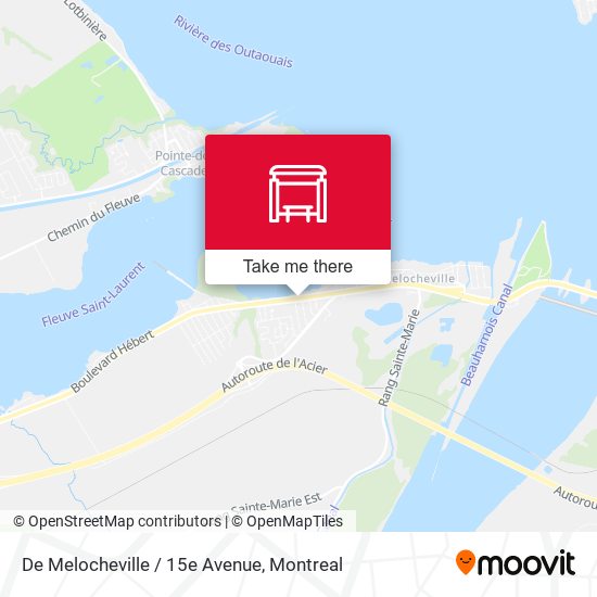De Melocheville / 15e Avenue map