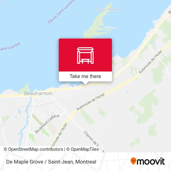 De Maple Grove / Saint-Jean map