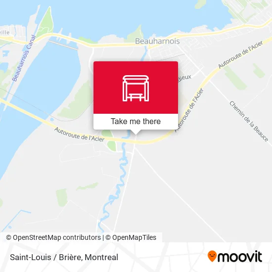 Saint-Louis / Brière map